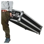 Estación de trabajo DJ Walkasse Z-Table plegable con ruedas (plata) - Imagen 4