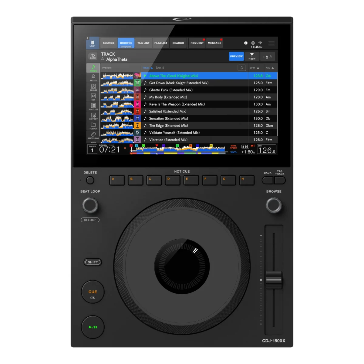 AlphaTheta CDJ-1500X Reproductor DJ