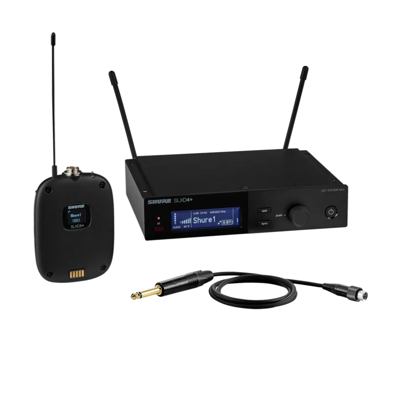 shure-slxd14+-instrument-3 Shure SLXD14+ Sistema inalámbrico digital con petaca Imagen 1