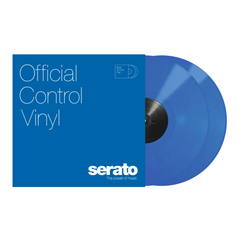 12-serato-performance-series-azul-3 Serato Performance Series Vinilo de control Azul (pareja) - Imagen 1