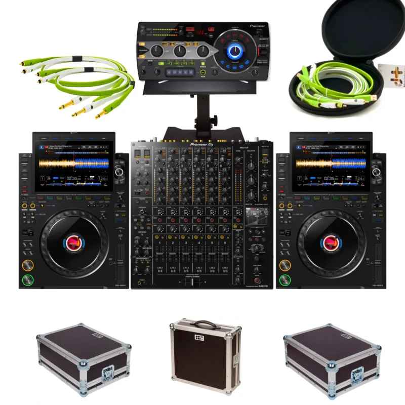 cdj3000x+djmv10+rmx1000 Pack CDJ3000X con mesa DJMV10 y modulo efectos RMX1000