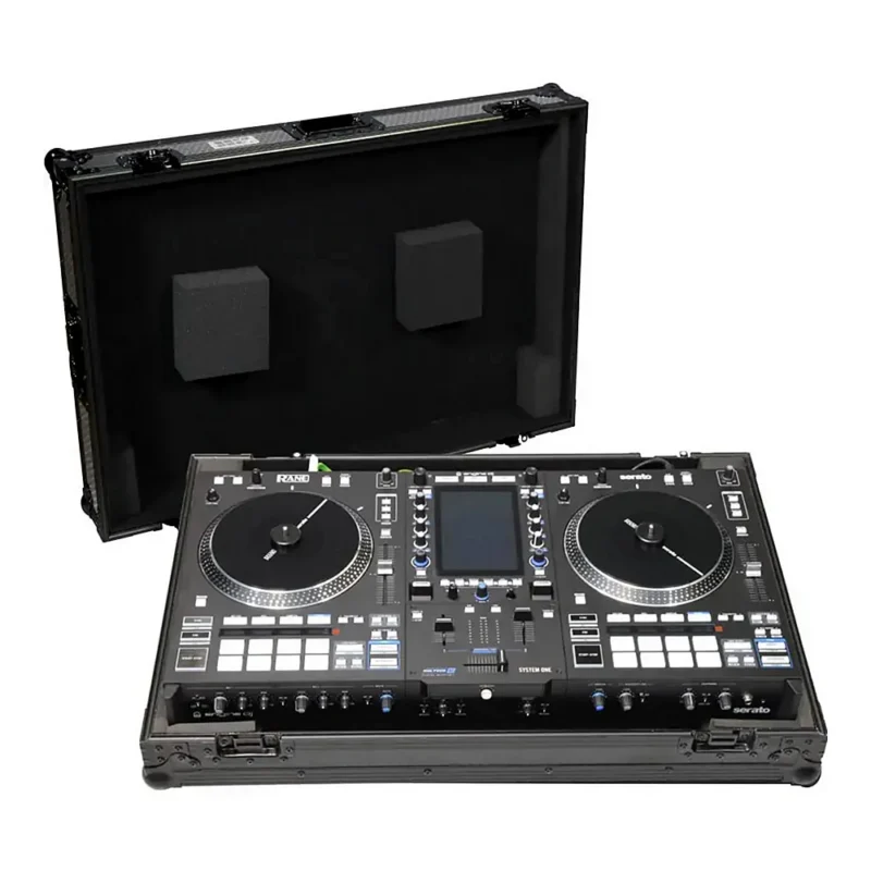 flightcase-WMCPRODJR1WBK_01 Flightcase Rane System One con ruedas negro Imagen 1
