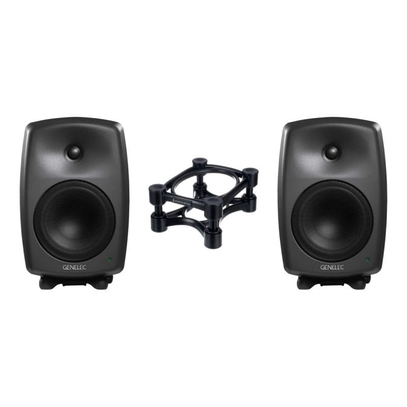 Pack Genelec 8040 — pareja + Iso-200 Pack Genelec 8040 — pareja + Iso-200