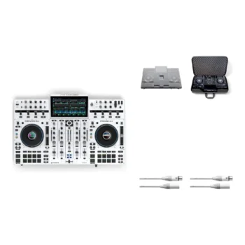 Pack Denon DJ Prime 4 Plus White Ed