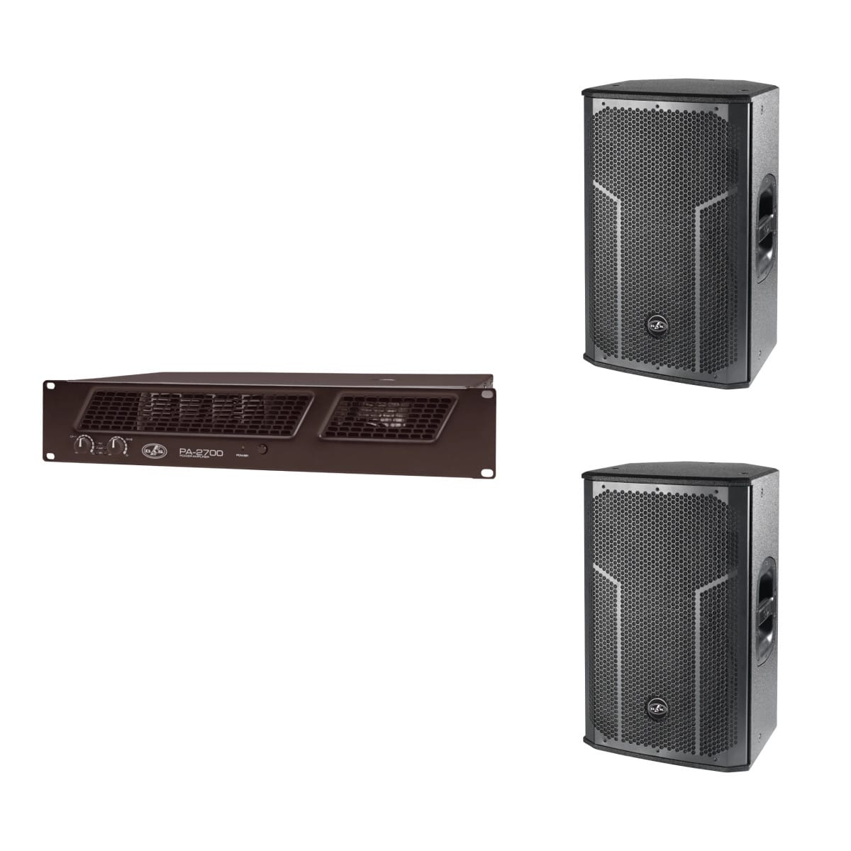 Pack Etapa DAS 2700 — PA-2700 + 2× Action 512 Pack Etapa DAS 2700 — PA-2700 + 2× Action 512