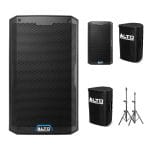 Pack Fiesta ALTO 10 — 2× TS410 + fundas + soportes