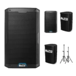 Pack Fiesta ALTO 10 — 2× TS410 + fundas + soportes