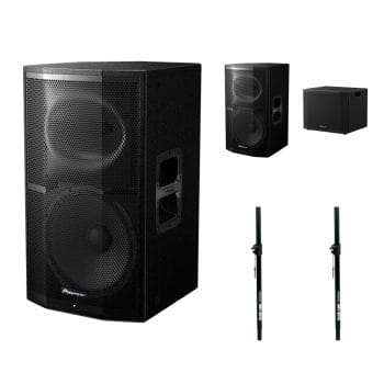 Pack Cabina Pioneer XPRS — 2× XPRS122 + sub 1152ST + tubos