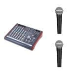 Pack Voz Zed-10FX — mesa A&H + 2× SM58