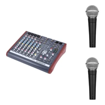Pack Voz Zed-10FX — mesa A&H + 2× SM58