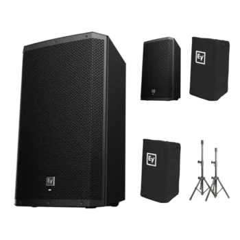 Pack Directo EV — 2× ZLX-12P G2 + fundas + soportes