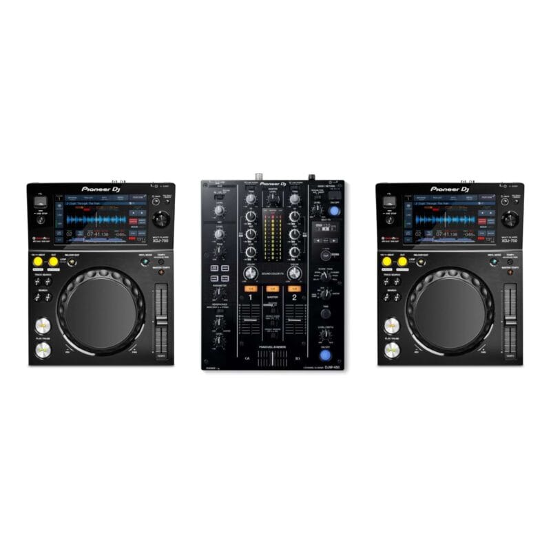 Pack Cabina Compacta — 2× XDJ-700 + DJM-450 Pack Cabina Compacta — 2× XDJ-700 + DJM-450