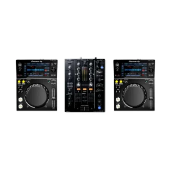 Pack Cabina Compacta — 2× XDJ-700 + DJM-450