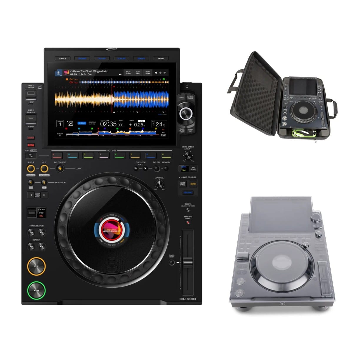Pack CDJ-3000X Protegido — maleta + Decksaver Pack CDJ-3000X Protegido — maleta + Decksaver