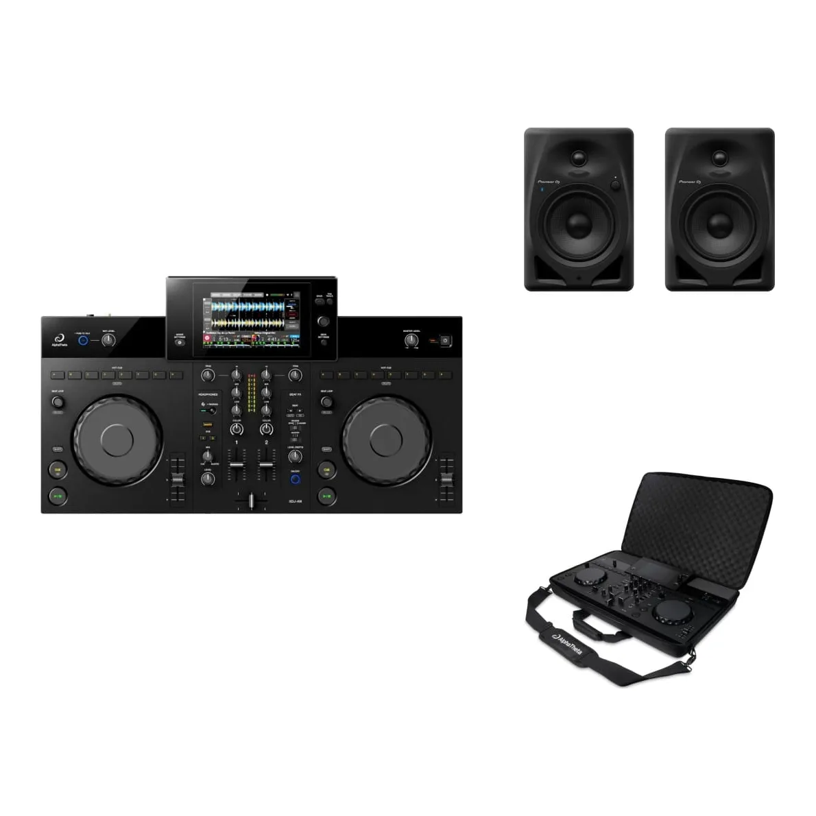 Pack XDJ-AN + Monitores DM-50D-BT + funda Pack XDJ-AN + Monitores DM-50D-BT + funda