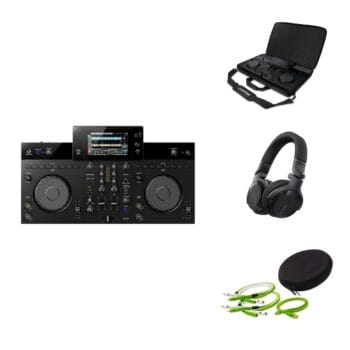 Pack XDJ-AN Plus — funda + auriculares + cables