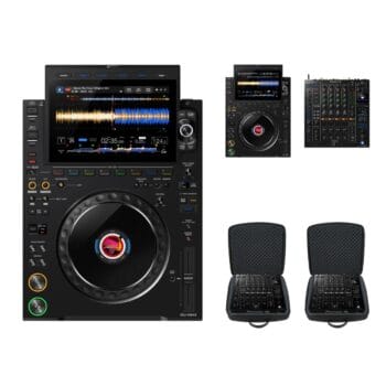 Pack Cabina A9 2.0 — 2× 3000X + DJM-A9 + maletas + tapas