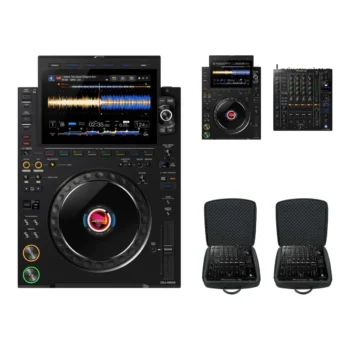 Pack Cabina A9 2.0 — 2× 3000X + DJM-A9 + maletas + tapas