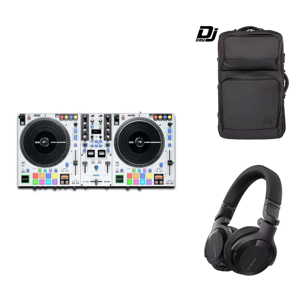 Pack Rane ONE MKII — mochila DJBAG + auriculares Pack Rane ONE MKII — mochila DJBAG + auriculares