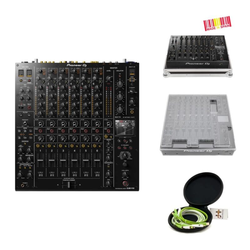 Pack DJM-V10 Road — flight Walkasse + Decksaver + cables Pack DJM-V10 Road — flight Walkasse + Decksaver + cables