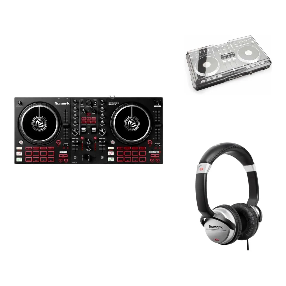 Pack Numark Mixtrack Pro FX + tapa + auriculares AL COSTE Pack Numark Mixtrack Pro FX + tapa + auriculares AL COSTE