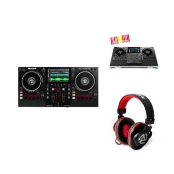 Pack Numark Mixstream Pro+ Completo — flight + auriculares