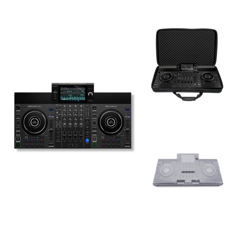 Pack Denon SC Live 4 Ready — maleta + Decksaver Pack Denon SC Live 4 Ready — maleta + Decksaver