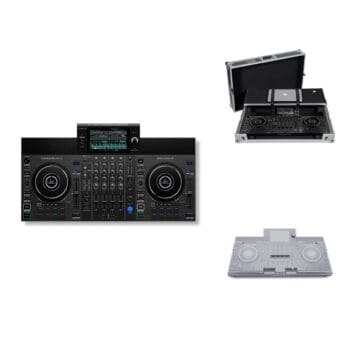 Pack Denon SC Live 4 Road — flight case + Decksaver