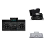 Pack Denon SC Live 4 Road — flight case + Decksaver