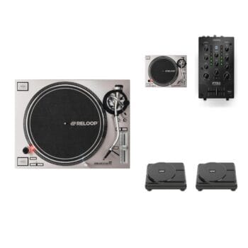 Pack Scratch Reloop — 2× RP-7000 MK2 + PTB2 + cubiertas