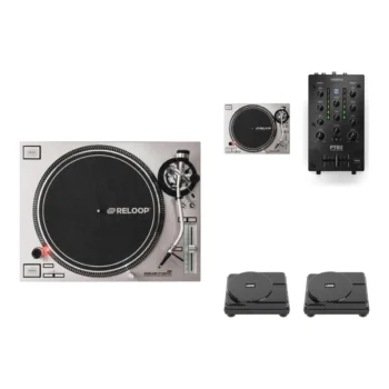 Pack Scratch Reloop — 2× RP-7000 MK2 + PTB2 + cubiertas