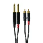 Cordial CFU 0,9 PC cable doble jack mono a RCA 0,9 m