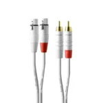 Cordial CFU 3 FC-SNOW cable doble XLR hembra a RCA blanco 3 m