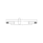 Cordial CPM 2,5 VV cable jack estéreo balanceado 2,5 m - Imagen 2