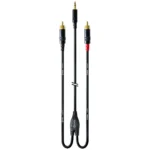 Cordial CFY 3 WCC-LONG cable Y minijack a 2 RCA 3 m