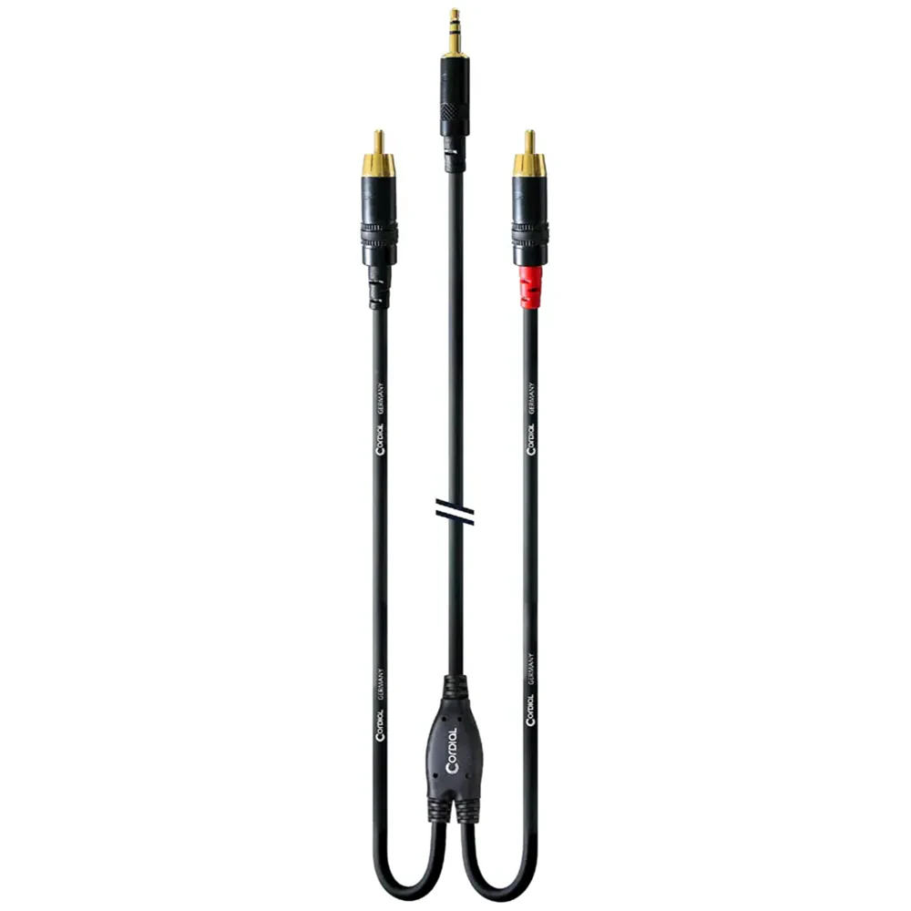 cfy-wcc-v06-katalog-rechts-nl-g Cordial CFY 1,5 WCC-LONG cable Y minijack a 2 RCA 1,5 m - Imagen 1