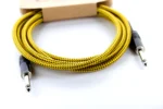 Cordial EI 3 PP-TWEED-YE cable de guitarra tweed amarillo 3 m - Imagen 2