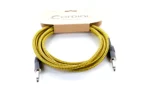Cordial EI 3 PP-TWEED-YE cable de guitarra tweed amarillo 3 m - Imagen 3