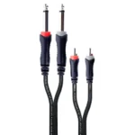 Cordial EU 1 PC cable doble jack mono a RCA 1 m