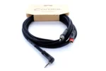 Cordial EY 3 WRCC cable Y minijack acodado a 2 RCA 3 m - Imagen 2