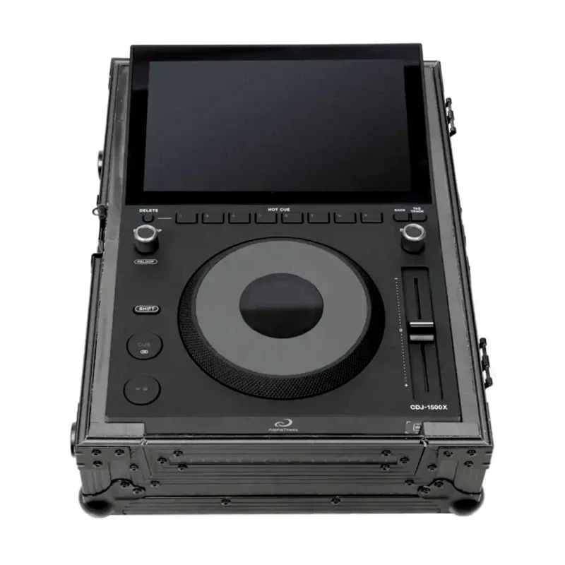 flightcase-wmcdj1500xbk-negro-10 Walkasse WM-CDJ1500XBK flight case para AlphaTheta CDJ-1500X negro - Imagen 1