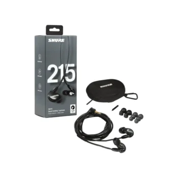 Shure SE215: auriculares intraaurales negros con MMCX