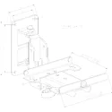 König & Meyer 24166 soporte de pared para altavoz M (hasta 15 kg) - Imagen 4