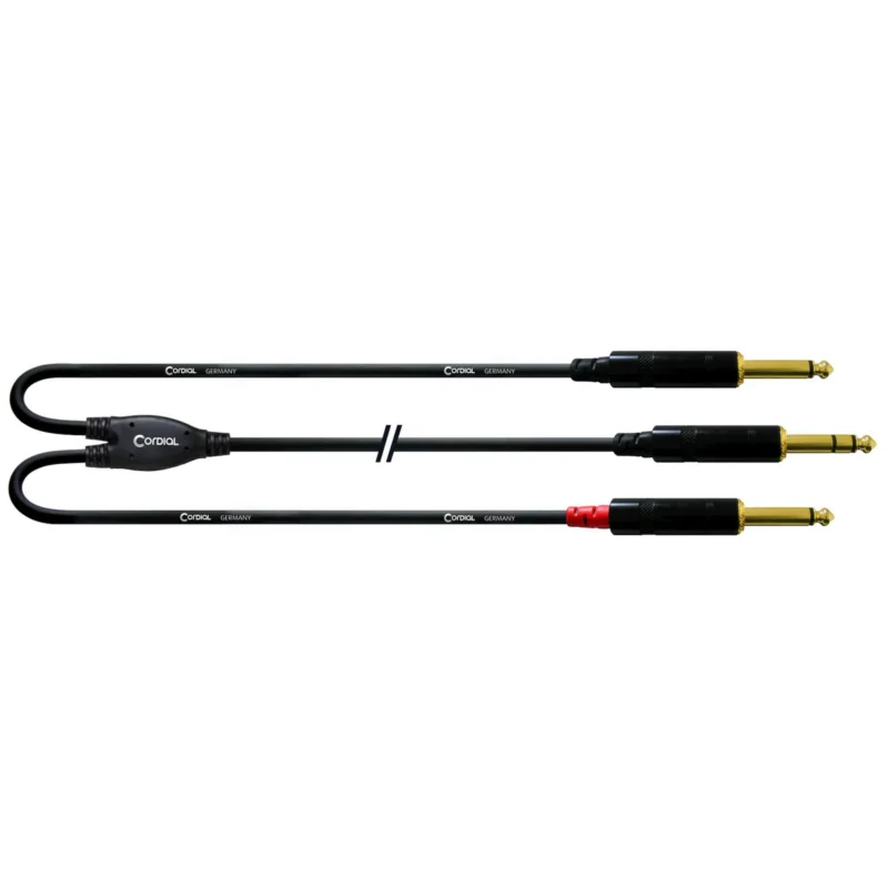 Cordial-CFY3VPP (1) Cordial CFY 3 VPP cable en Y jack estéreo a 2 jack mono 3 m - Imagen 1