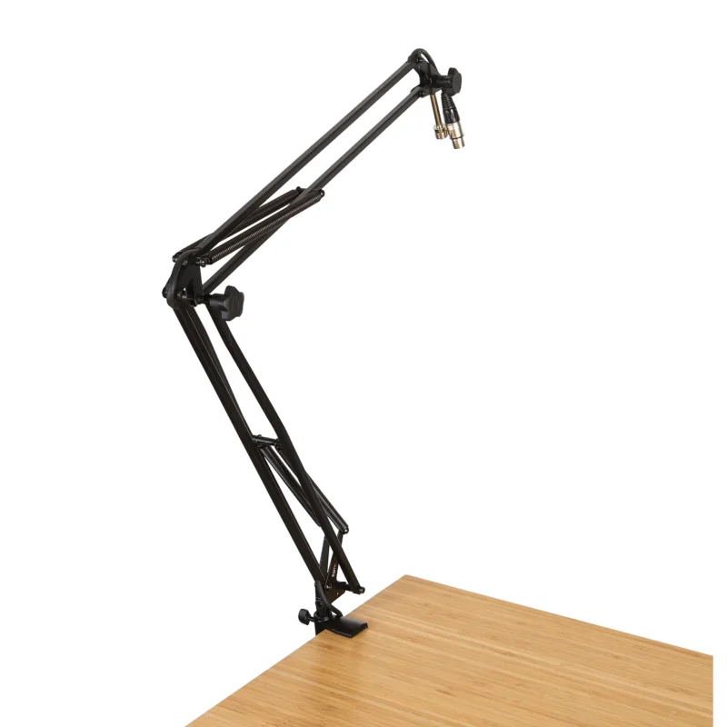 GFWMICBCBM1000_REAR_DESK_RT Gator Frameworks GFWMICBCBM1000 brazo articulado de micro con XLR - Imagen 1