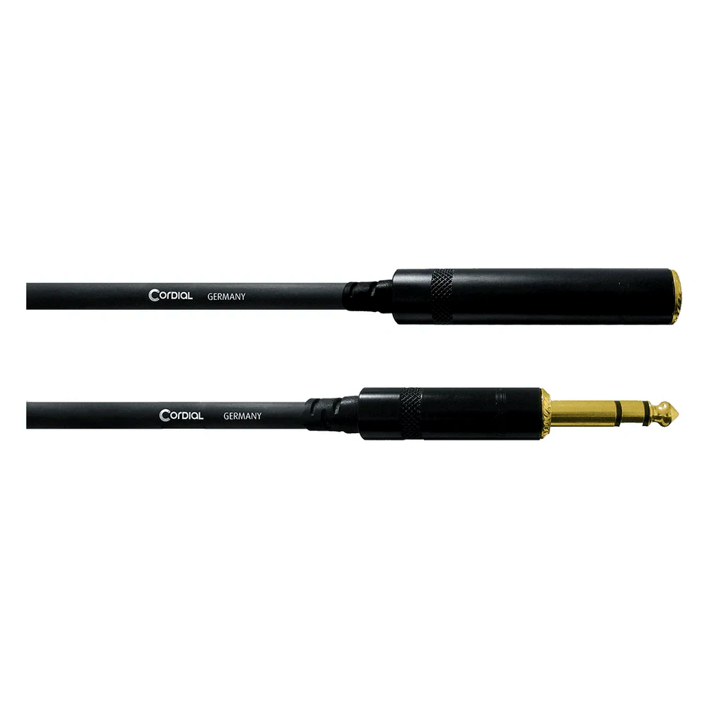 cordial-cfm-3-vk-alargador-jack-estereo-6-35-mm-3-m Cordial CFM 3 VK alargador jack estéreo 6,35 mm 3 m - Imagen 1