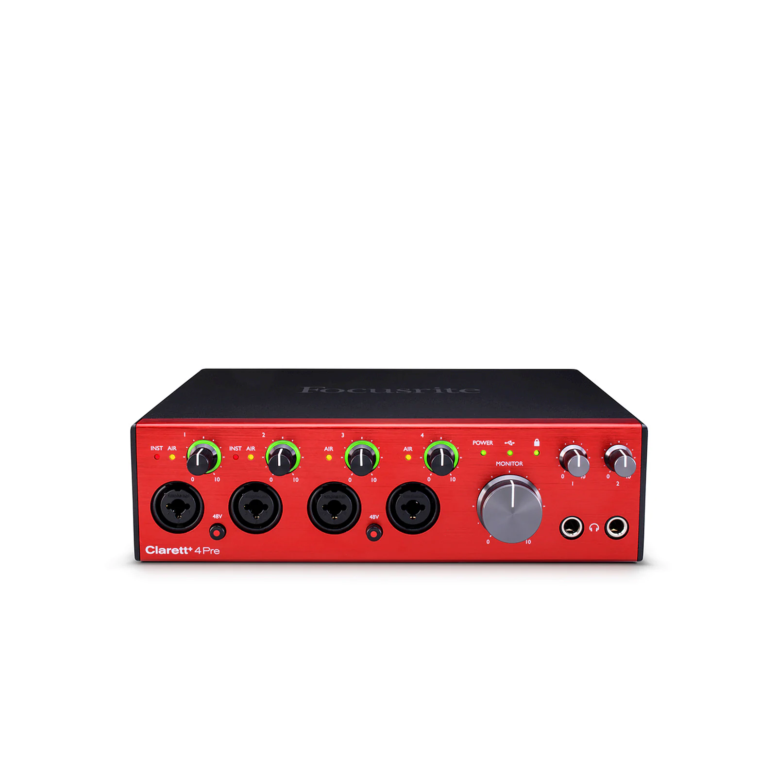 focusrite-clarett-plus4pre-01 Focusrite Clarett+ 4Pre interfaz de audio USB-C - Imagen 1