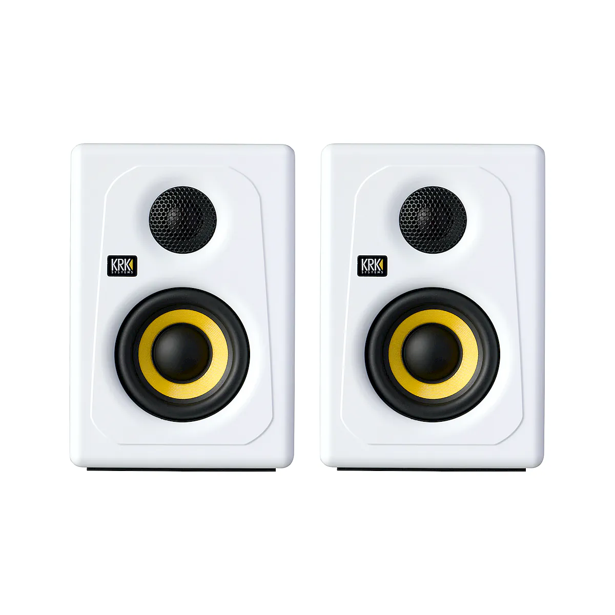 k3-wh-krk-monitors KRK Kreate 3 pareja de monitores de estudio blanco - Imagen 1